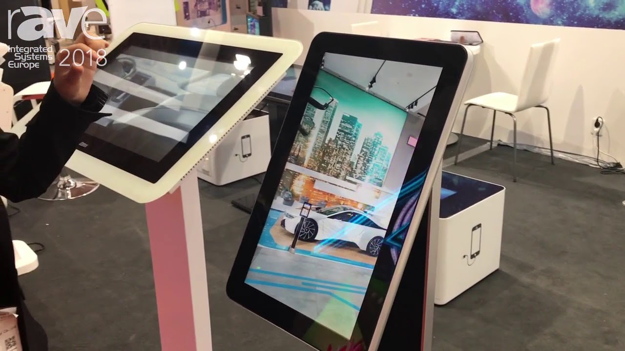 ISE 2018: Rcstars Features Free Standing LCD Digital Signage Display