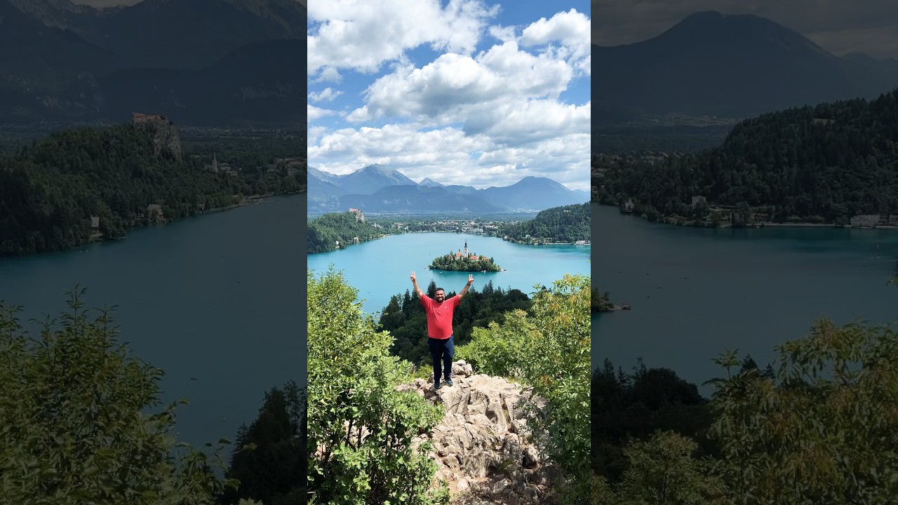 Best viewpoint on Lake Bled 😍 #MalaOsojnica #LakeBled #Viewpoint #Slovenia #Travel
