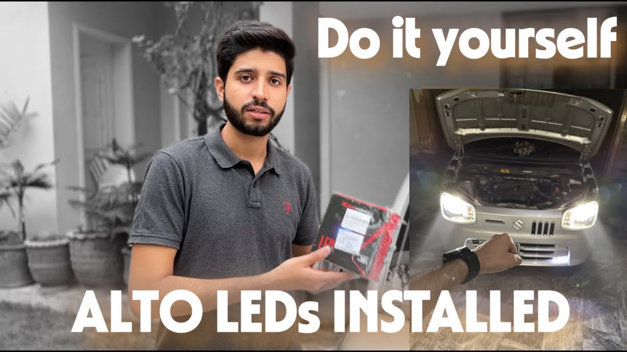 Alto LED Headlight Installed | H4 LED light | PK Cars