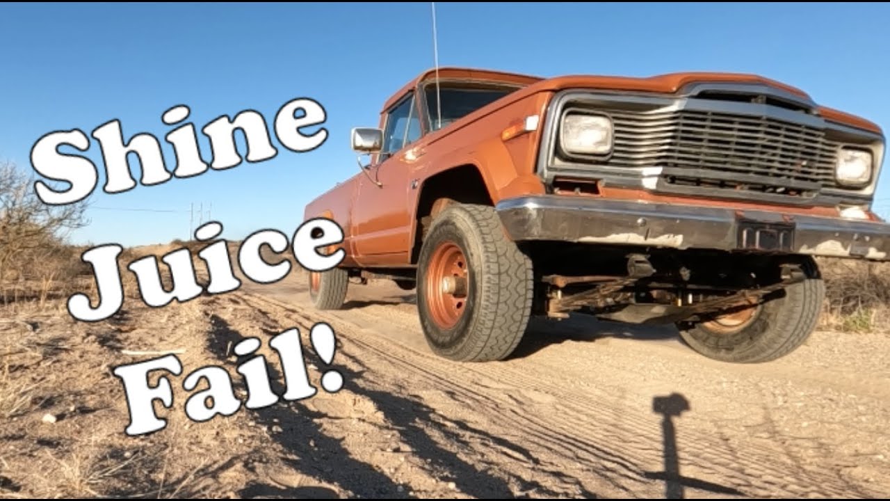Shine Juice Fail!  Do Not Use in the Desert!