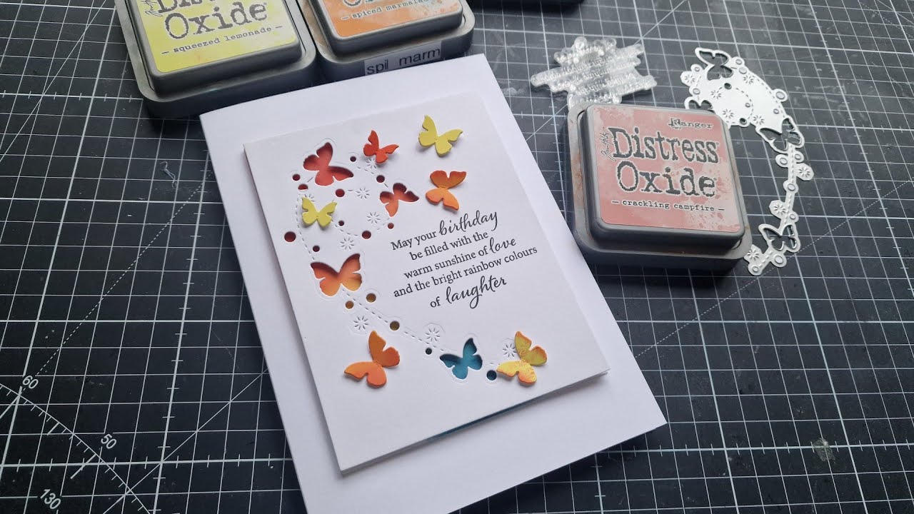 Easy Beautiful Birthday Special Card. Handmade Greeting Card. Card Tutorial  using dies and stamps.