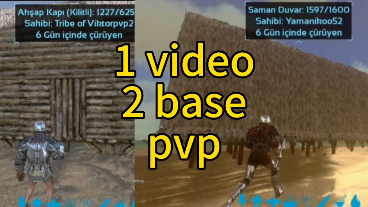 Ufak baseler pvp | ark mobile türkçe