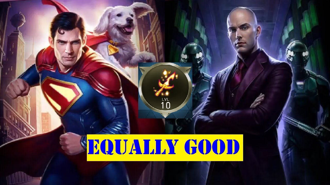 DCU SUPERMAN AND LEX LUTHOR can both use FAHREN- KNIFE!! Great New Legendaries | Injustice 2 Mobile