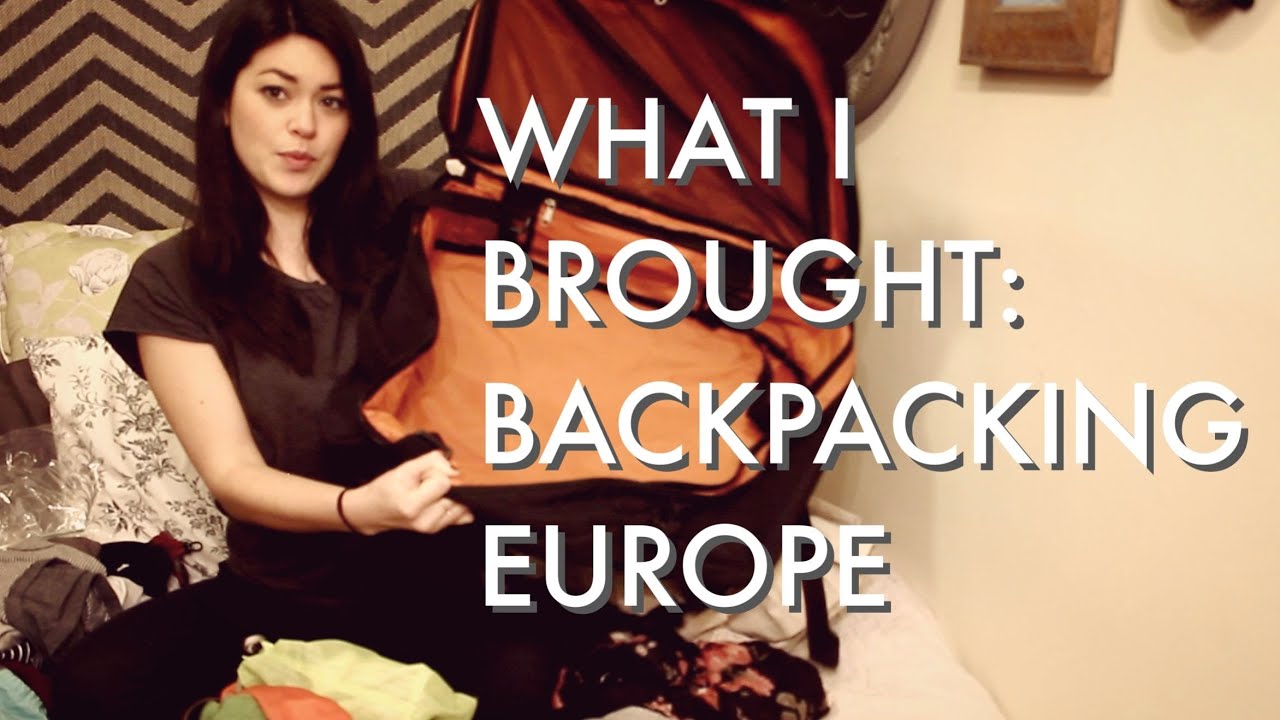 PACKING // What I Brought: Backpacking Europe