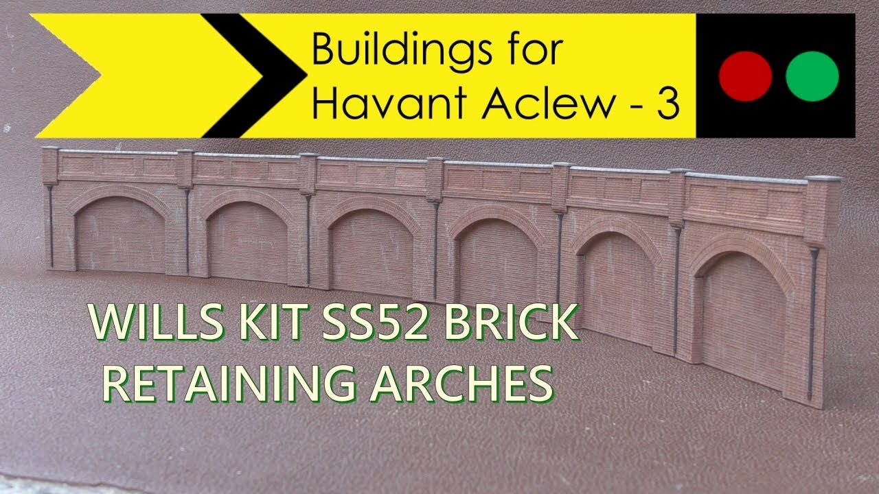 Wills SS52 Brick Retaining Arches kit build for Havant Aclew