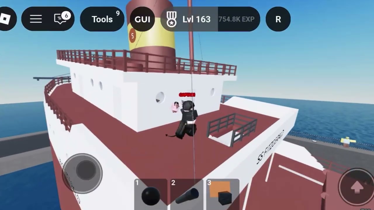 Me sinking the Edmund Fitzgerald in sail or sink simulator 