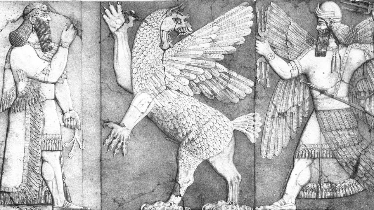 Anzu in Mesopotamian Mythology #mythologycreatures #mythology #anzu #mesopotamia
