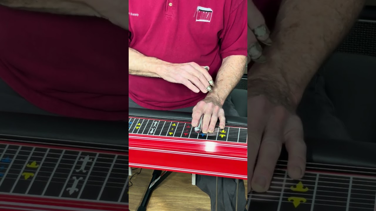 A study of the emotional left hand in steel guitar