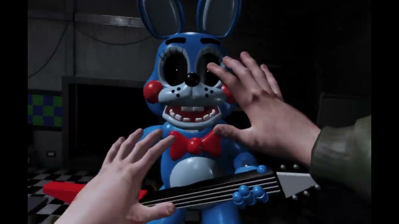 I died to toy Bonnie in Fnaf but more cooler 😱