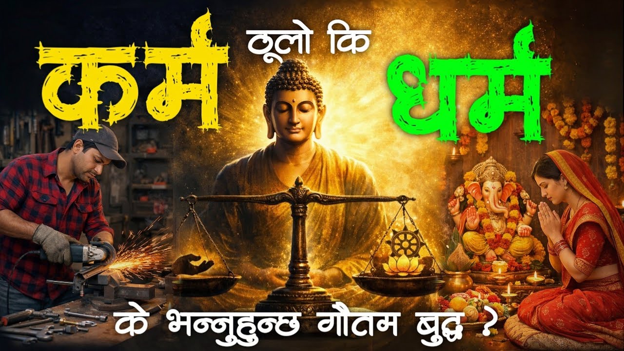 कर्म ठूलो कि धर्म : गौतम बुद्ध के भन्नुहुन्छ ?