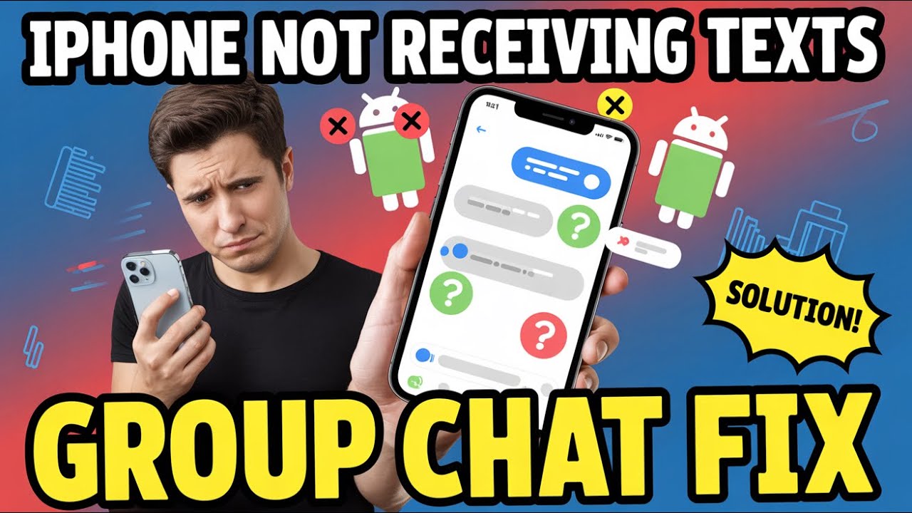 iPhone Not Receiving Texts from Android Group Chat &ndash; Fix It Now!