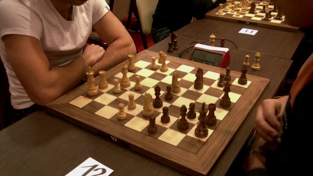 GM Riazantsev Alexander - GM Kaido Kulaots, Gruenfeld Defence 4.Bf4, Blitz chess