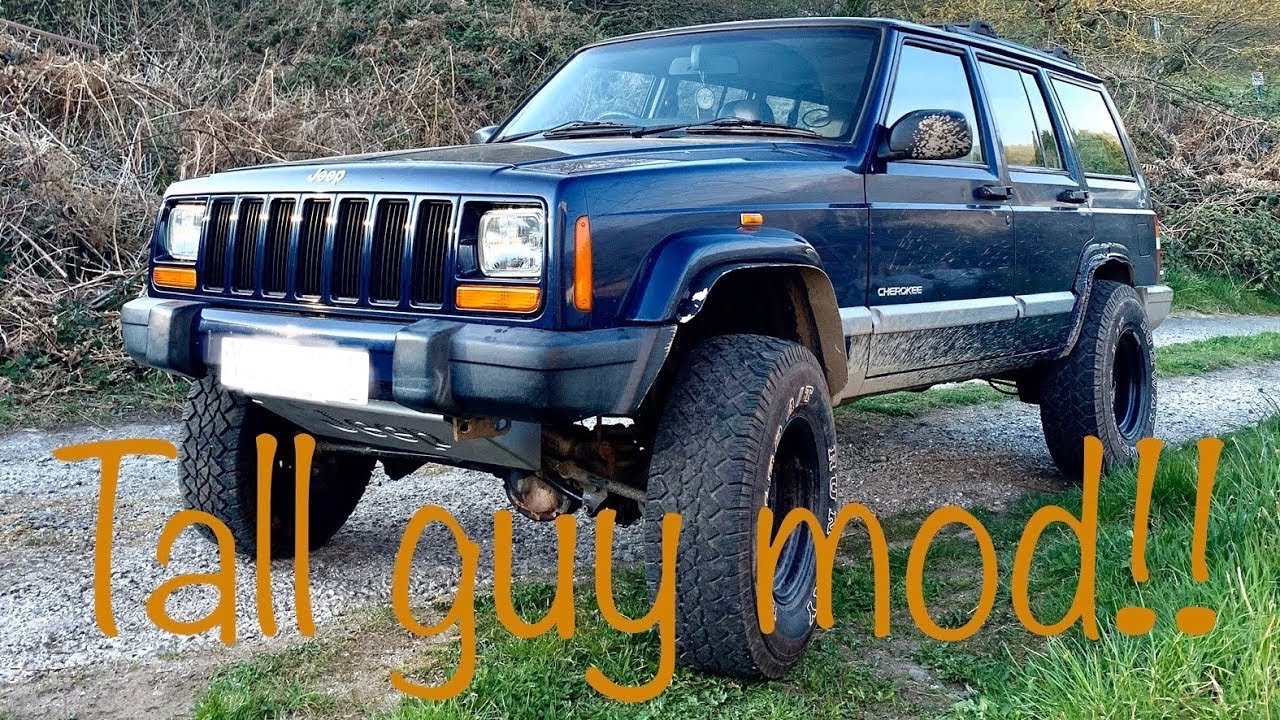 Jeep XJ tall guy mod! Lower your seat!