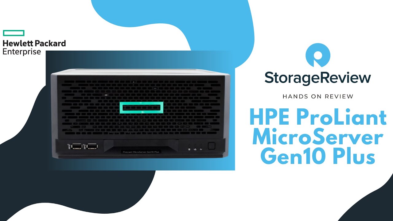 Практический обзор HPE ProLiant MicroServer Gen10 Plus