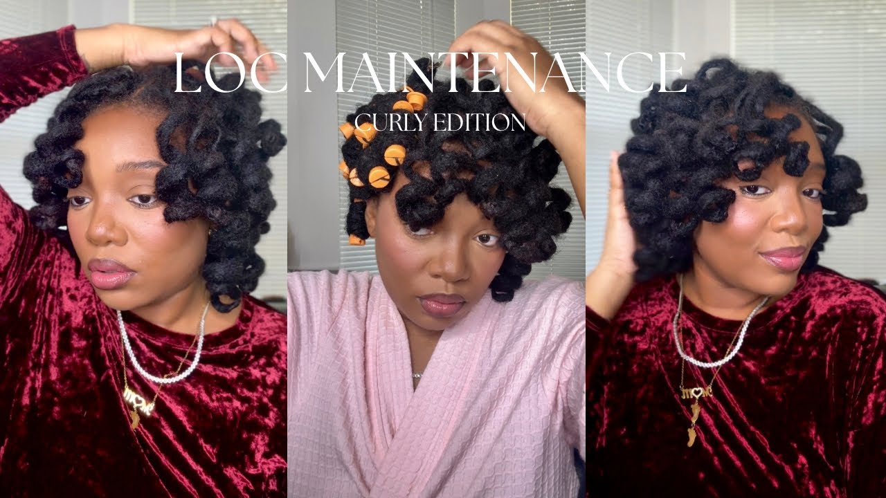 Loc Maintenance Routine | PERM ROD SET ON THICK LOCS | Design Essentials Products | STEP by Step