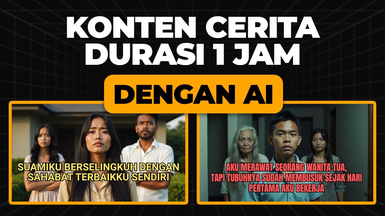 CARA BIKIN KONTEN CERITA DURASI 1 JAM DENGAN AI