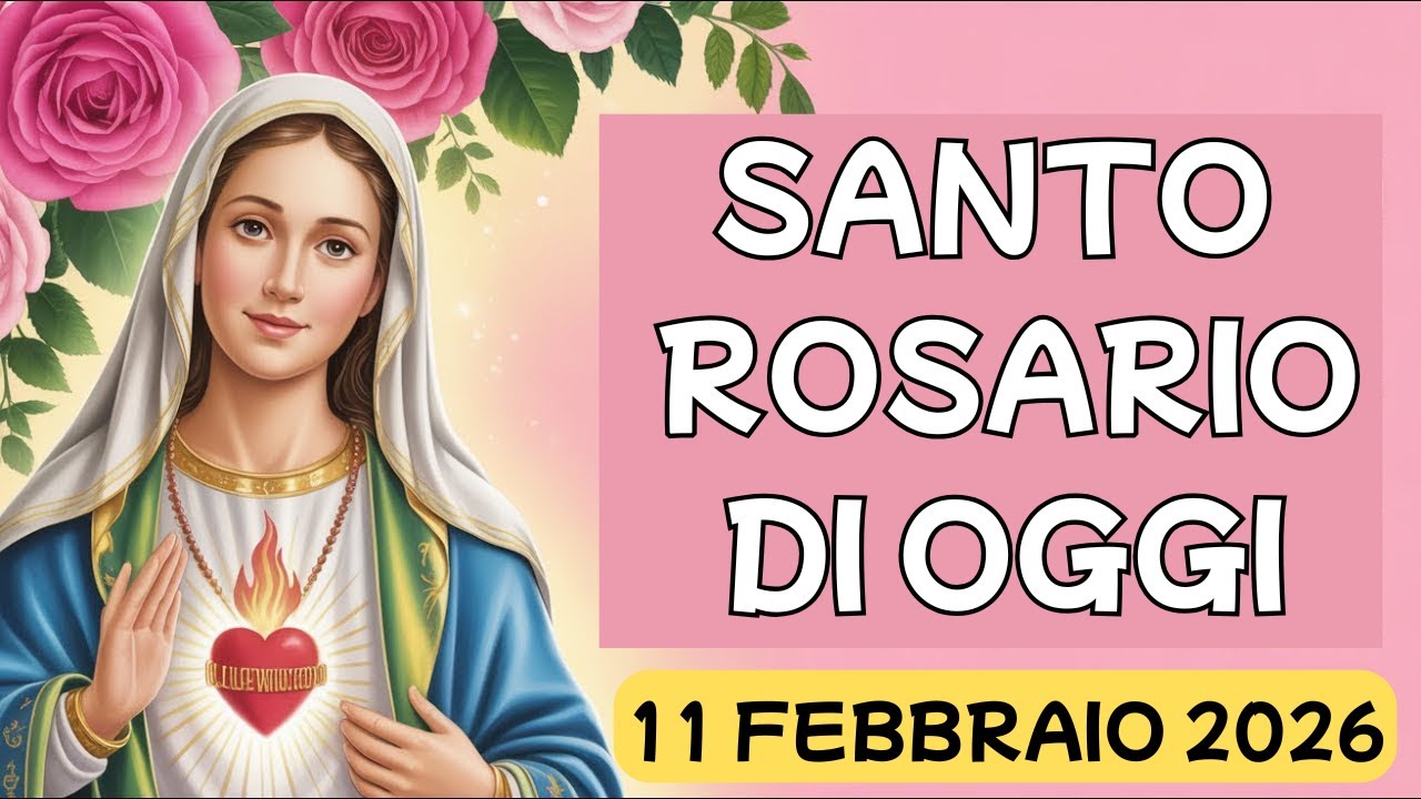 Santo Rosario Breve di Oggi - Mercoledí 11 Febbraio🙏 Misteri Gloriosi 🙏 Rosario alla Vergine Maria