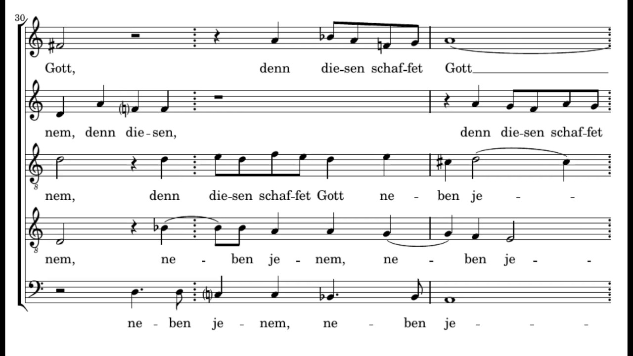 Schein: Siehe an die Werk Gottes - Herreweghe
