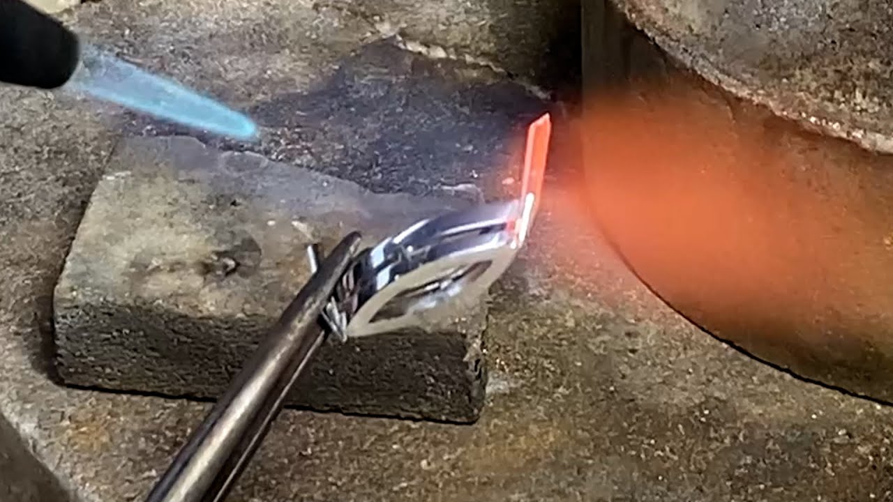 Pt900 ヒスイ ダイヤモンド ペンダントネックレス メイキング