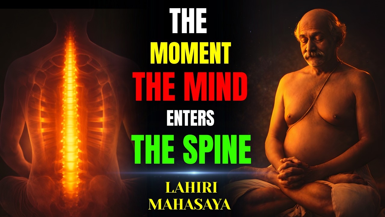 The Moment When the Mind Enters the Spine – A Deep Spiritual Exploration Inspired by Lahiri Mahasaya