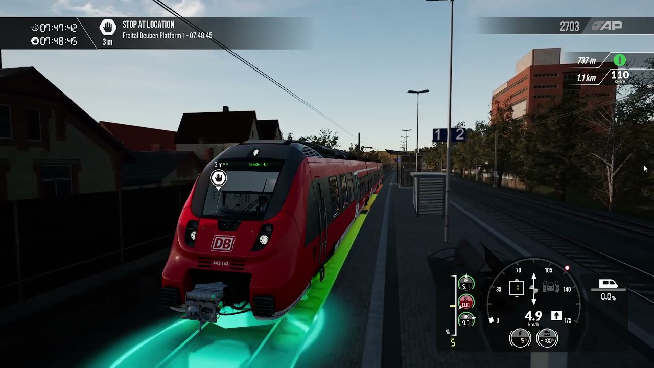 Train sim world 3 Tharadt naar dressen HBF