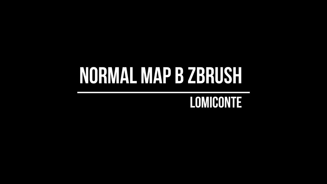 Normal map в ZBrush - подробный урок