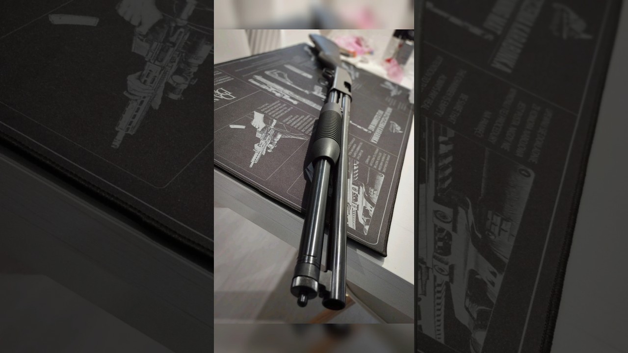 Strzelba Mossberg Maverick 88 - pierwsze strzelanie, breneka (slug), 25m #shotgun #mossberg #guns