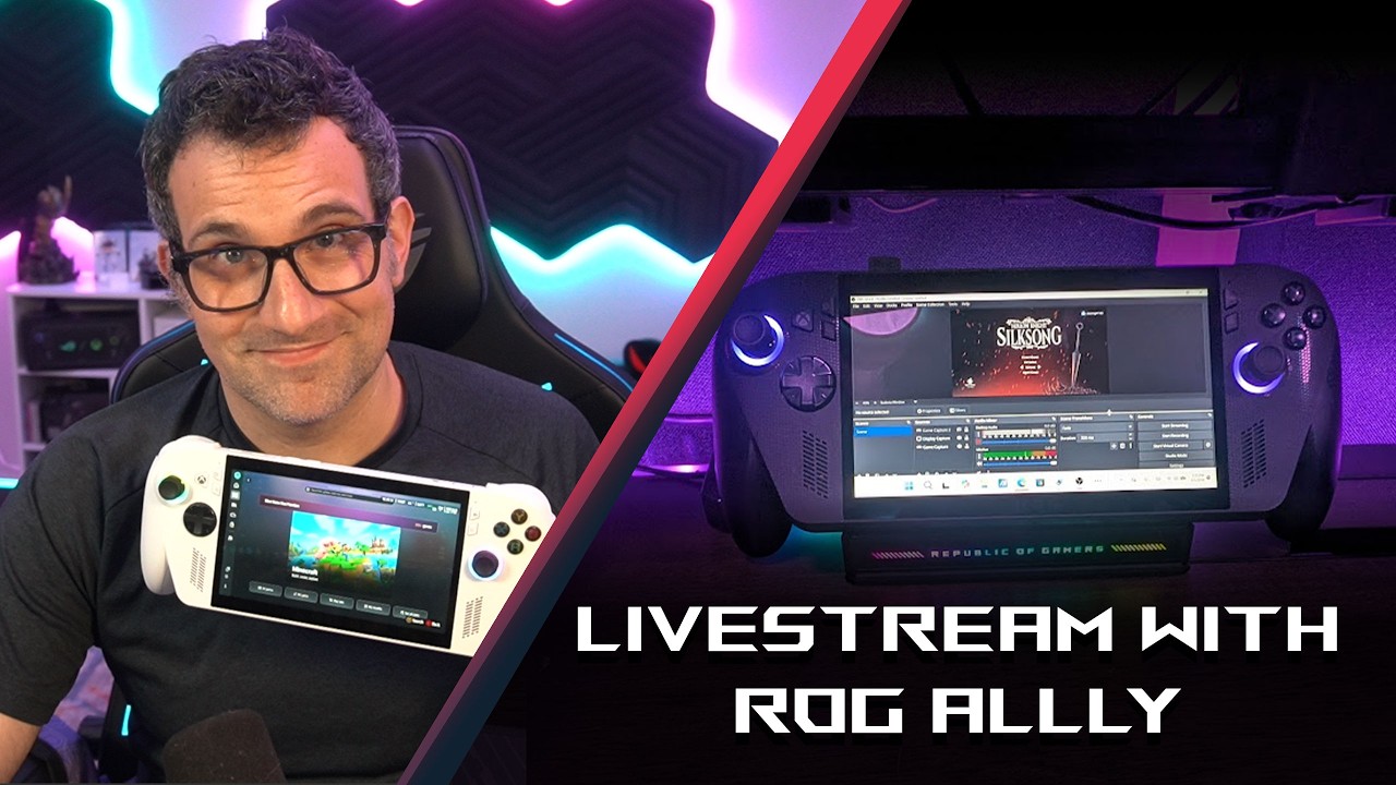 How to live stream with your ROG Ally!