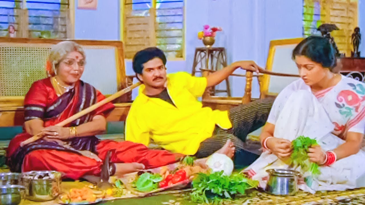 Rajendra Prasad, Gautami, Bhanumathi, Nuthan Prasad, Silk Smitha Comedy/Family Drama Full HD Part 9