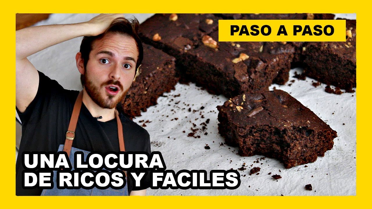 🔶 Como hacer brownie vegano casero (receta saludable)