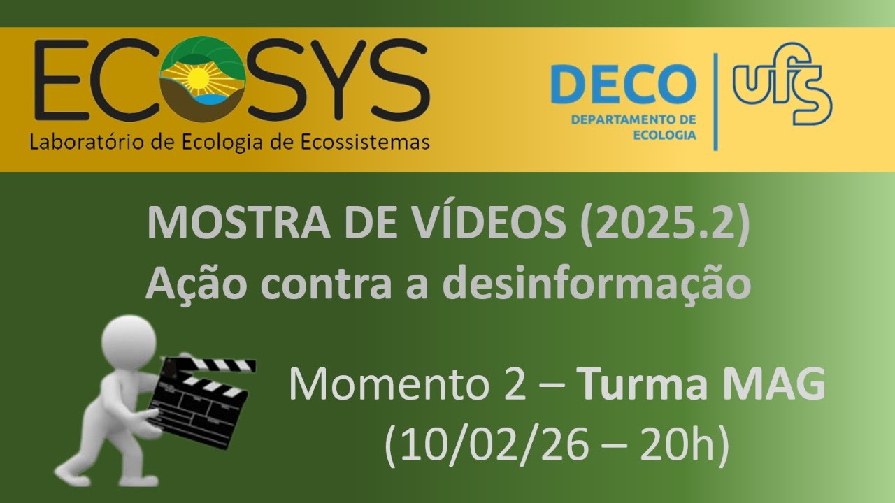Mostra de Vídeo 2025.2 – Ação contra a desinformação (Momento 2)