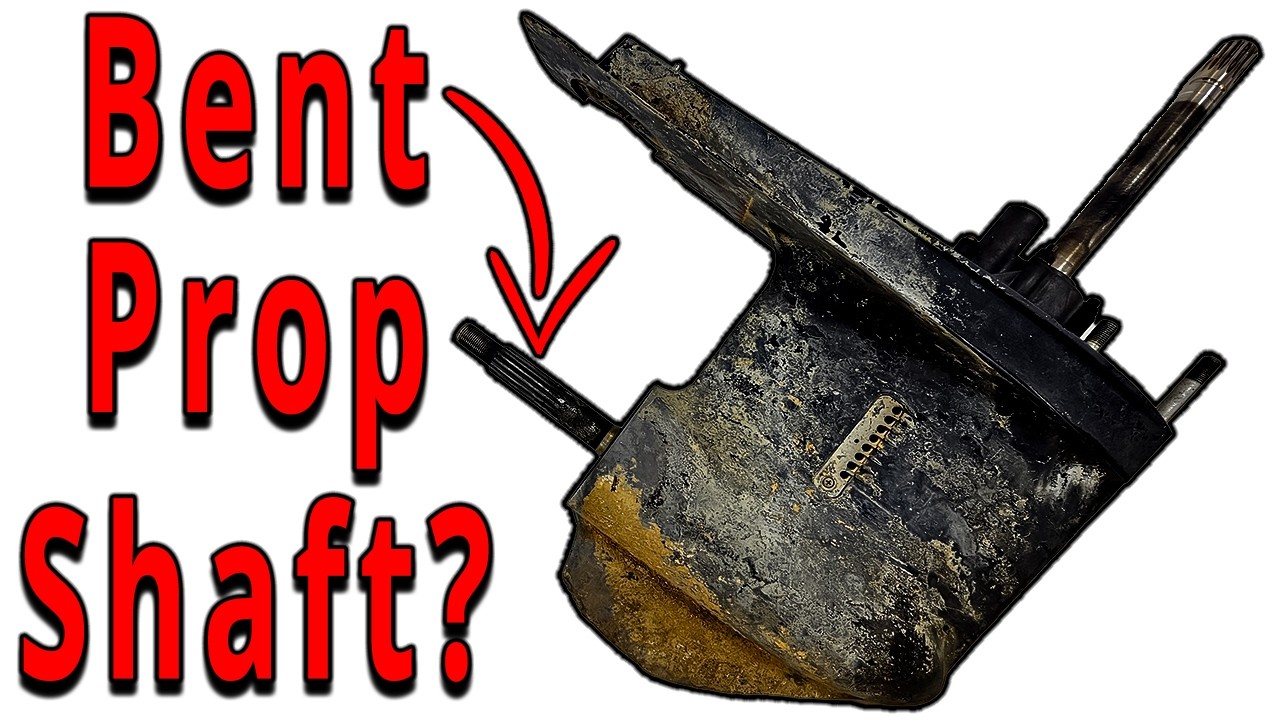 Can You FIX A BENT Boat Prop Shaft?