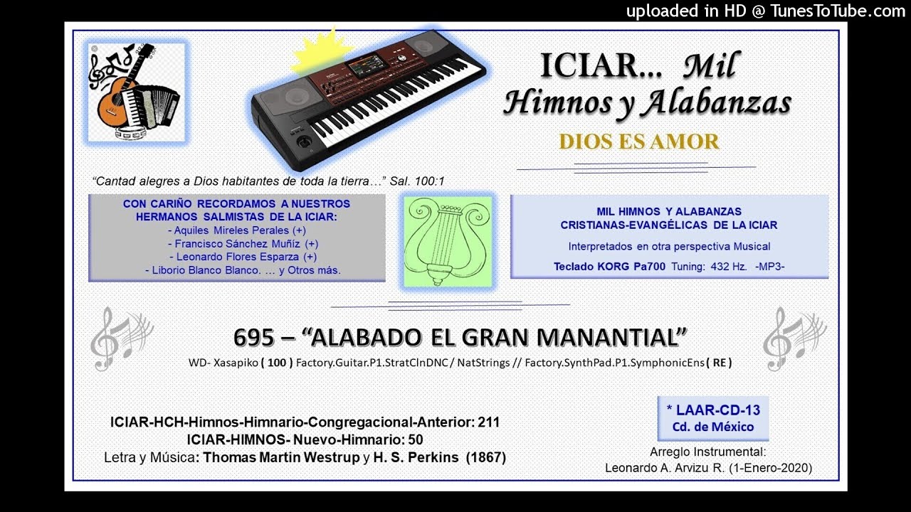 695 - ALABADO EL GRAN MANANTIAL
