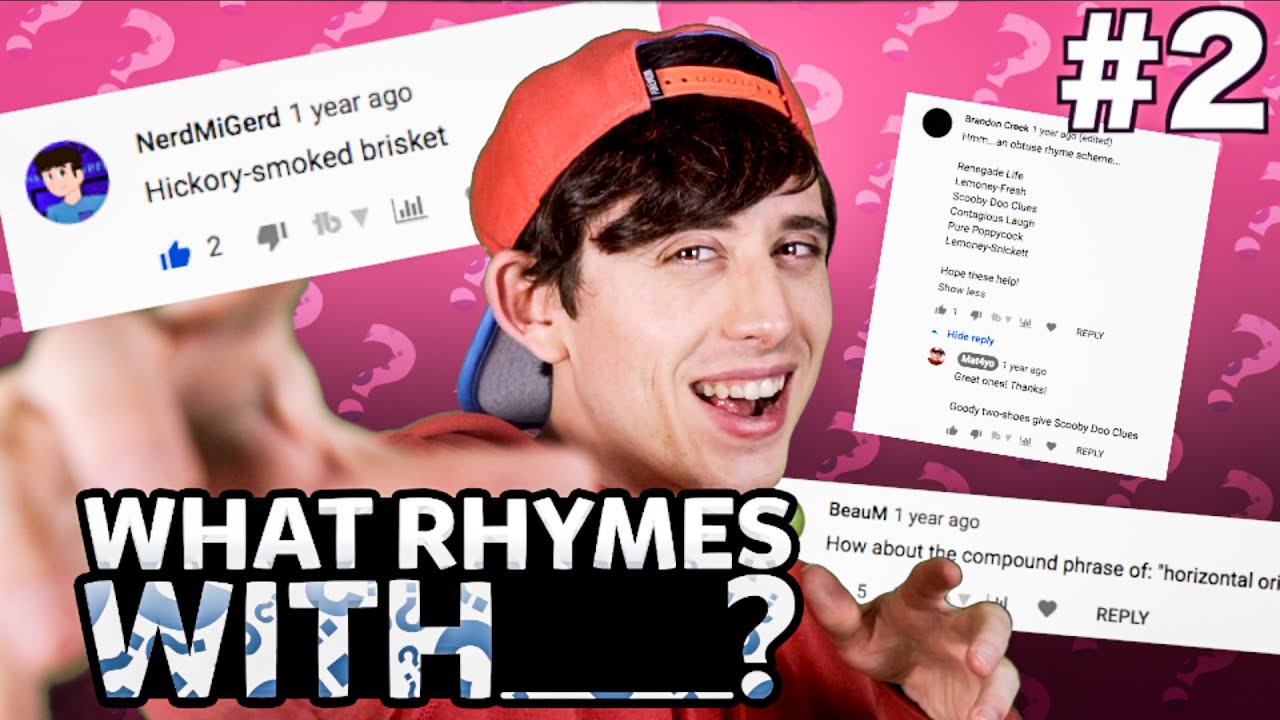 RHYME CHALLENGE RAP! Wacky Rhyme Schemes #2 