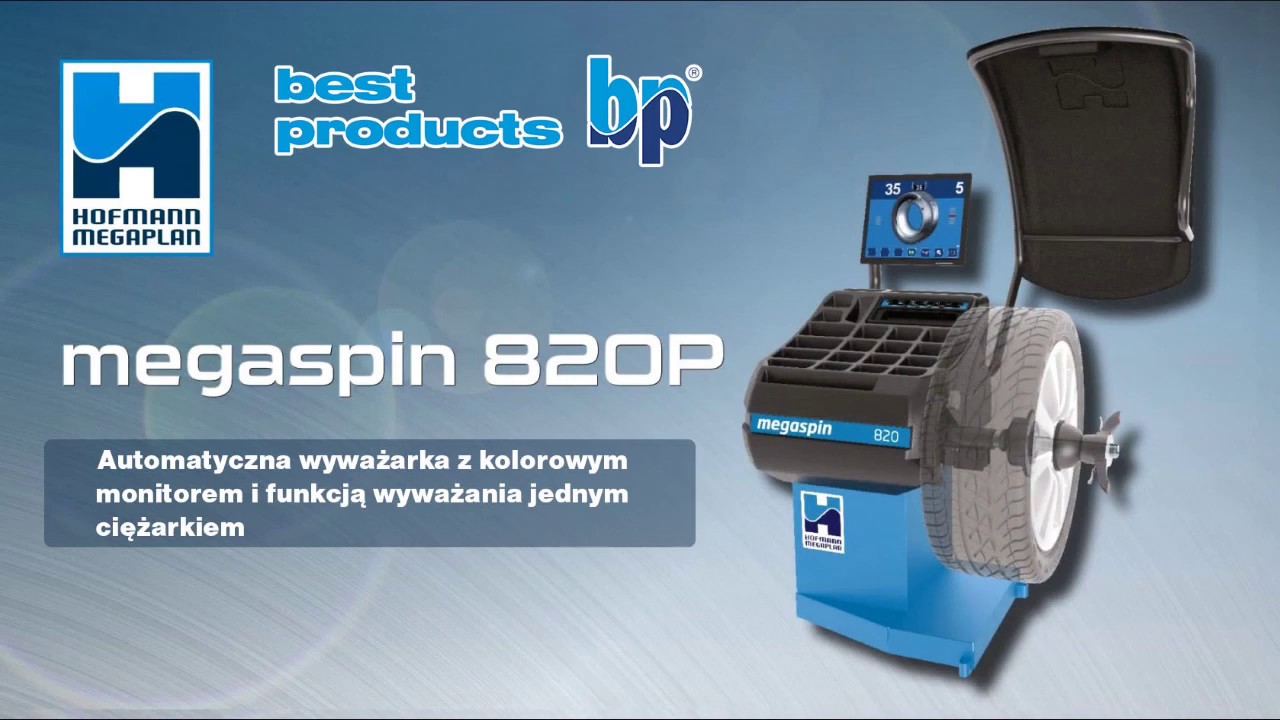 Best Products wyważarka Hofmann Megaplan megaspin 820P