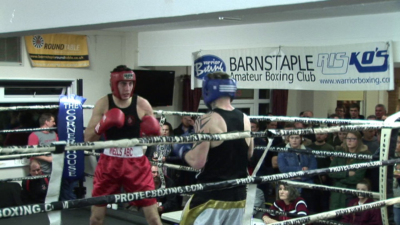 Callum Gadd vs James Livesey, Barnstaple Amateur Boxing Club Show, 25th February 2017.
