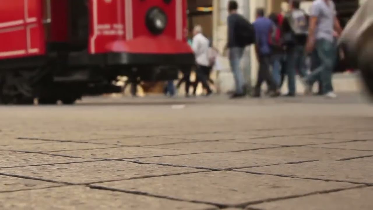 People Walking on Street Stock Video || No Copyright Stock Video