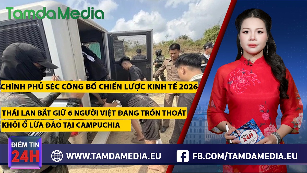 TamdaMedia | ĐIỂM TIN 24H - 21.02.2026 | Thái Lan bắt 6 người Việt trốn khỏi ổ lừa đảo tại Campuchia
