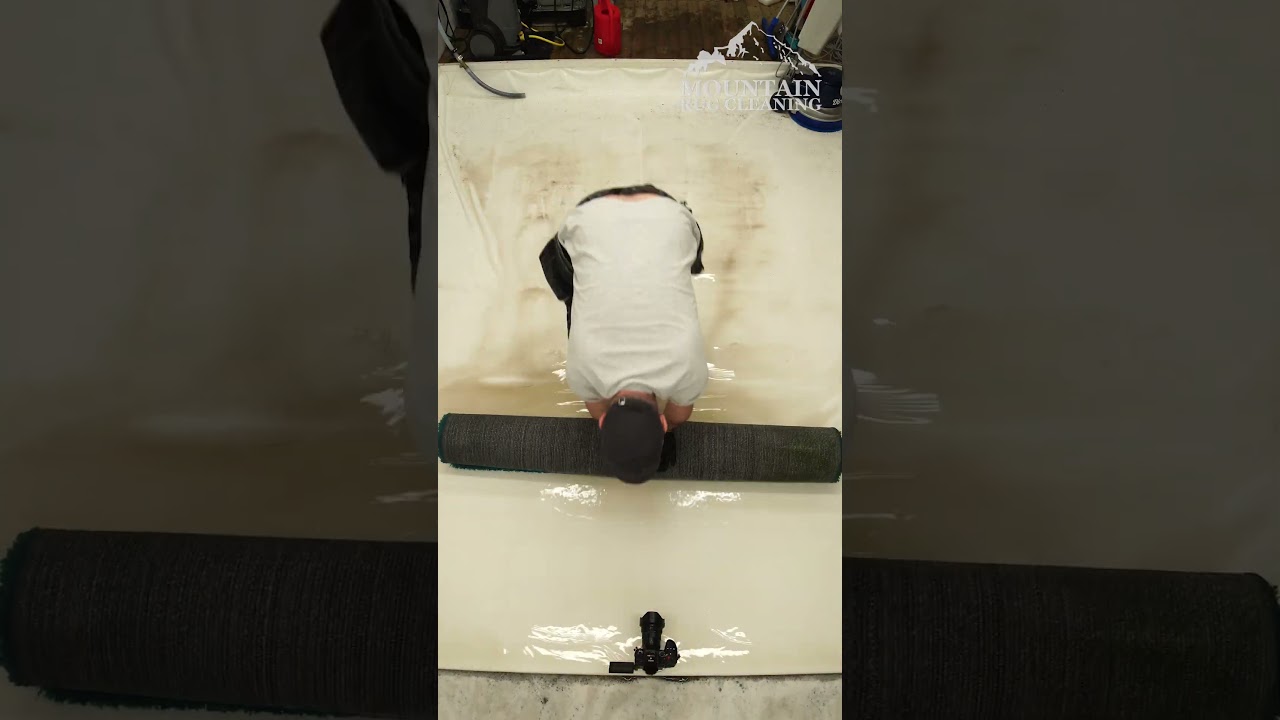 An EPIC Timelapse Of An AWESOME Rug Clean! Satisfying ASMR TImelapse. #shorts