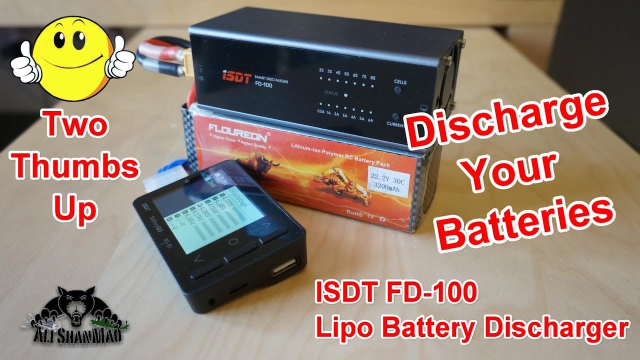 Keep you batteries healthy with ISDT FD-100 Smart Discharger