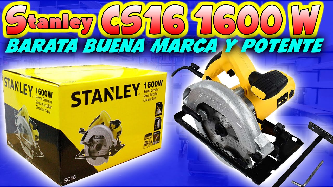 ⚠️Дисковая пила Stanley SC16 мощностью 1600 Вт для профессиональных резов. Регулировка пилы.