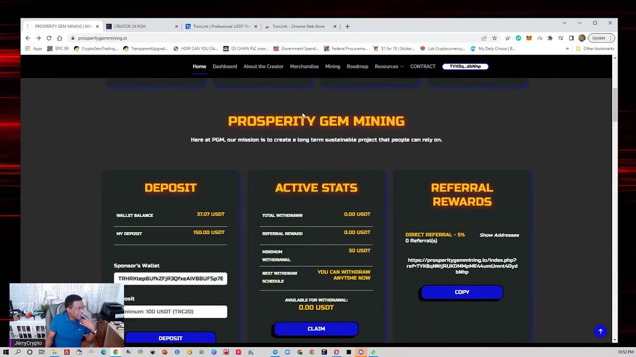 CGT is now Prosperity Gem Mining(PGM) Earn 2% Daily. Registered in USA