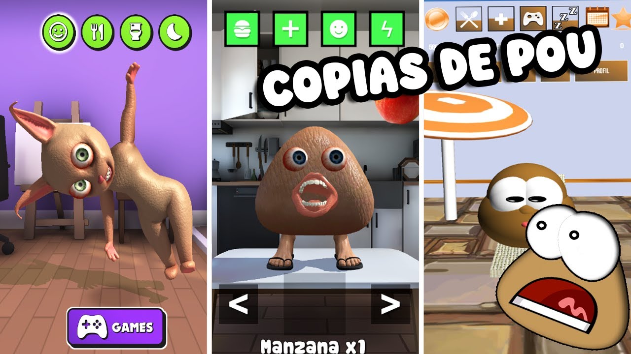 Probe Todas Las Copias De Pou Que hay En la Play Store 😱