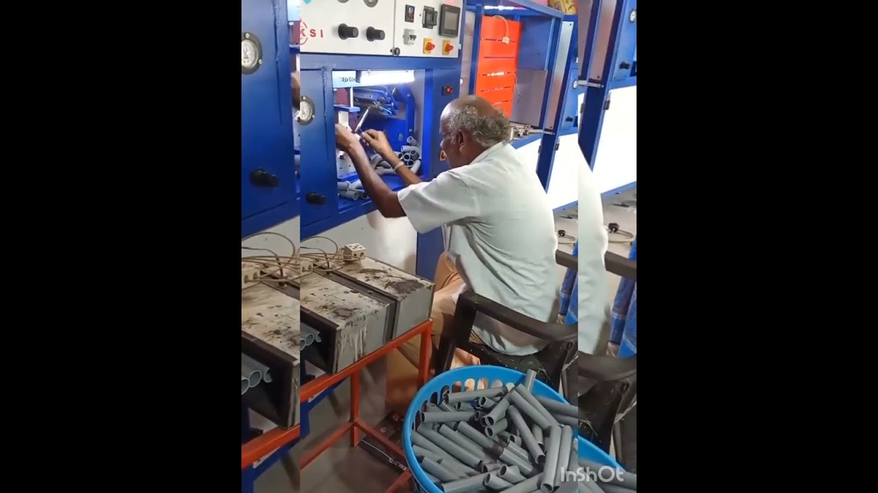 Semi automatic pvc pipe bend mechine 9894213284