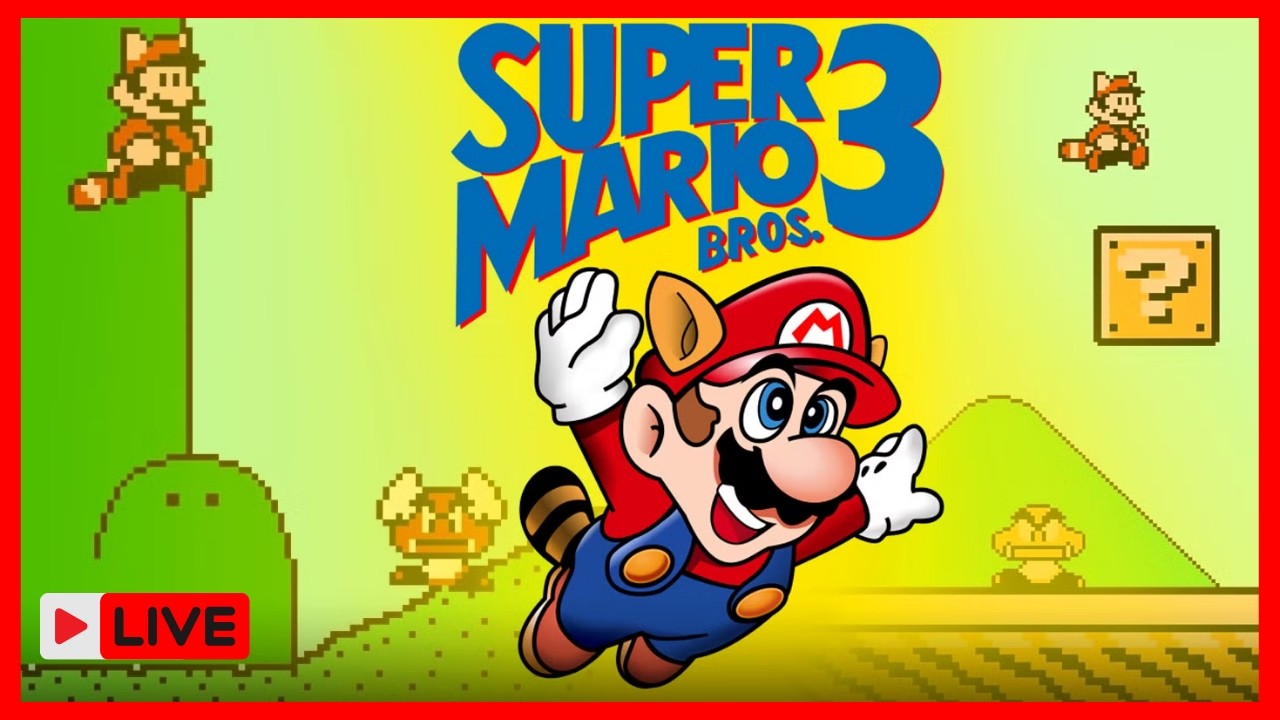 🔴 SUPER MARIO BROS 3 - ZERANDO O GAME SERÁ?