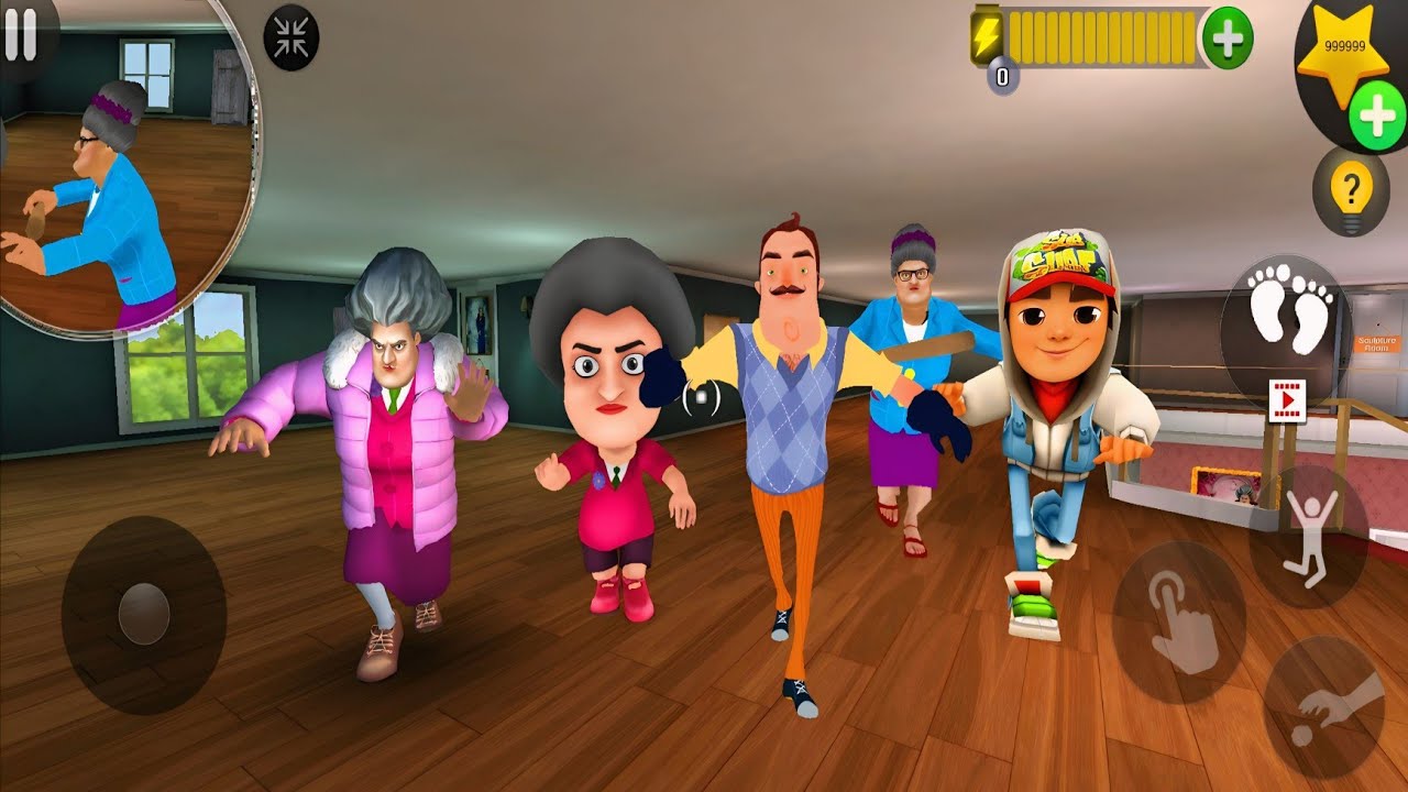 Surrounded by Miss T’s Army! Can I Escape? 😱 Scary Teacher 3D