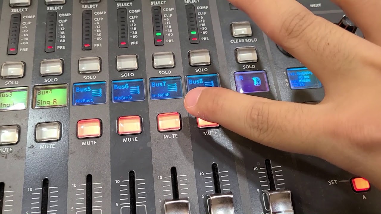 Behringer X32 기본적인 사용방법~