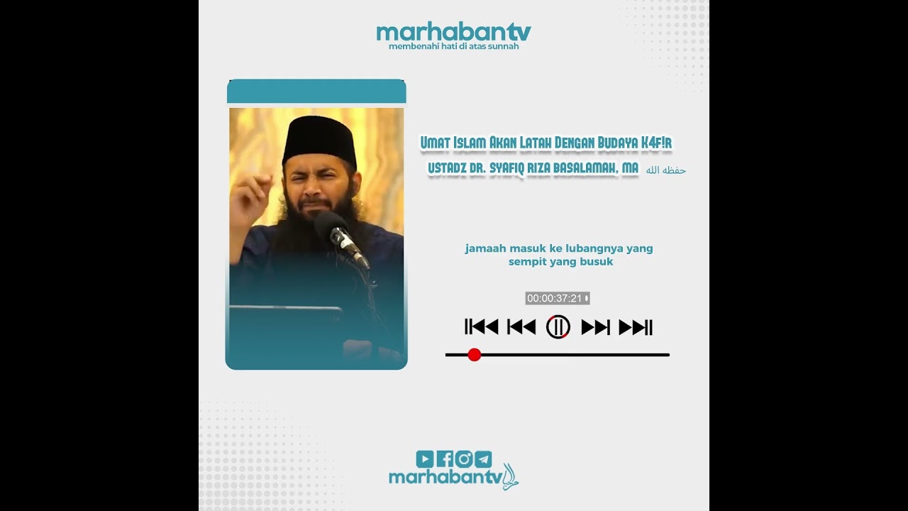 Umat Islam Akan Latah Dengan Budaya K4f!r #marhabantvgarut  #garutmengaji #shorts