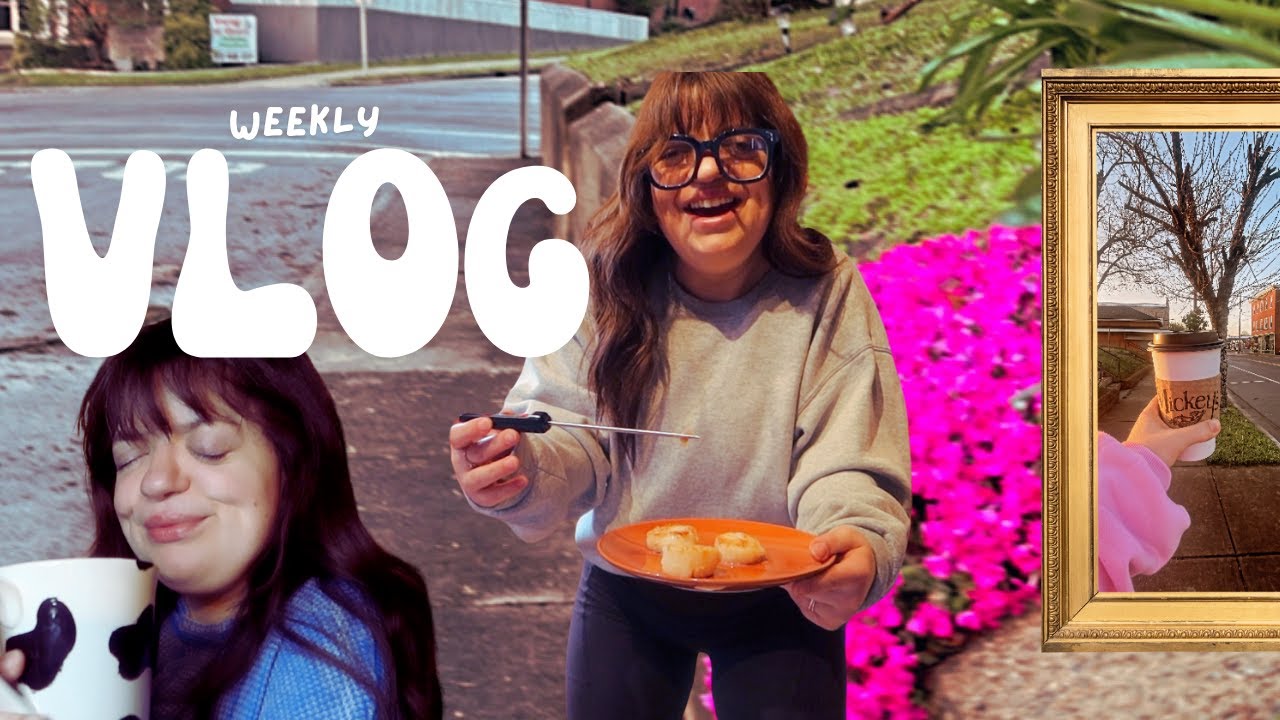 weekly vlog: mental health day, morning walks, fondue for two! | living with pfeiffer ✨
