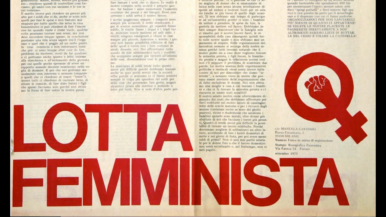 Archives of Lotta Femminista with Leopoldina Fortunati and Arlen Austin